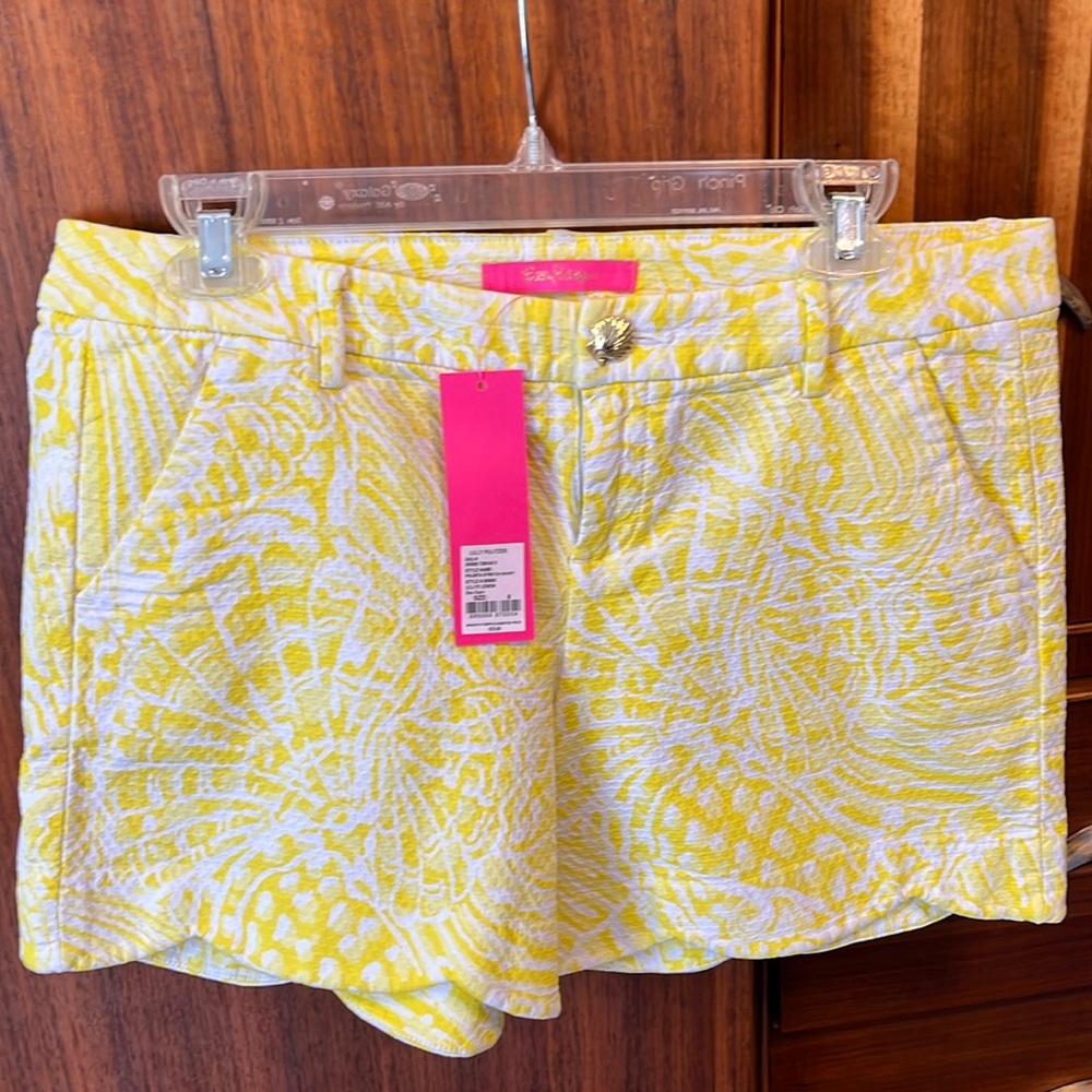 Shorts- yellow and white lemon yellow - new without tags never worn!